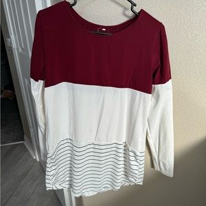 Long top for leggings with lace in the back perfect for winter/fall